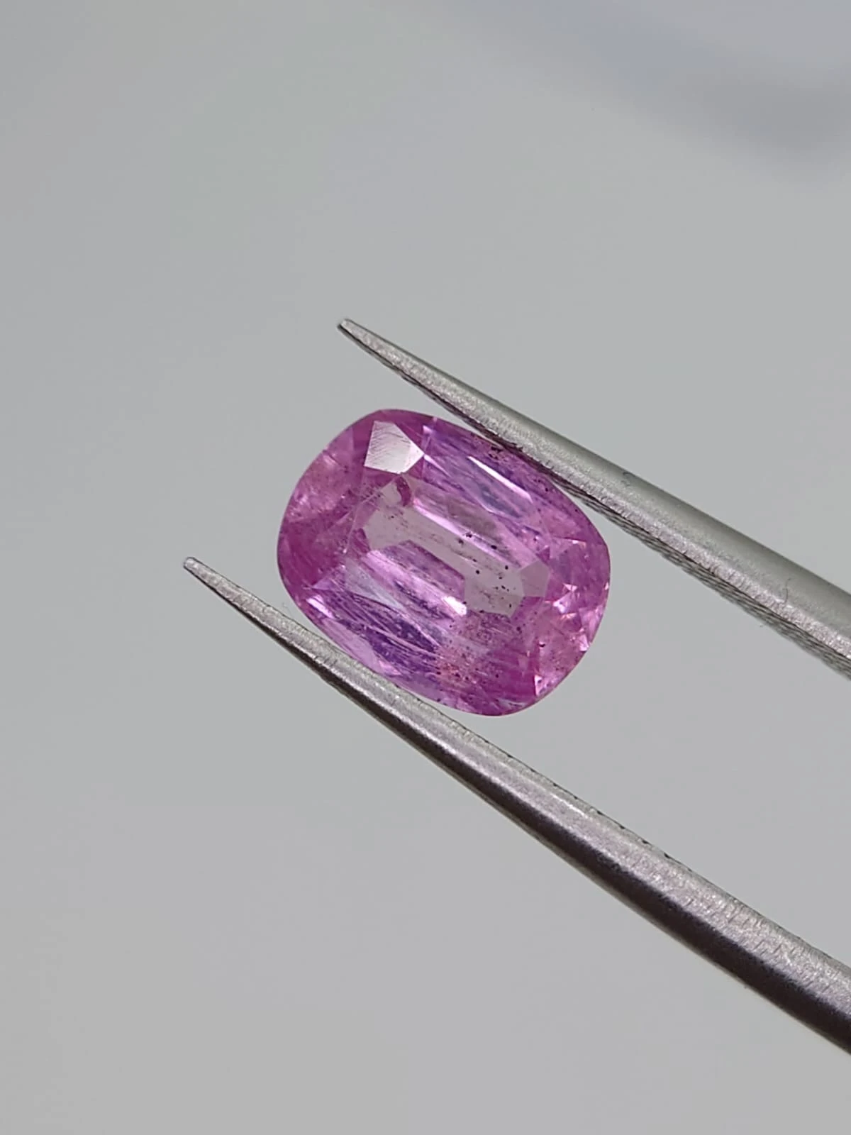 2ct Natural Untreated Tenebrescent Color Change Pink Sapphire Sapphire from Afghanistan — view 4